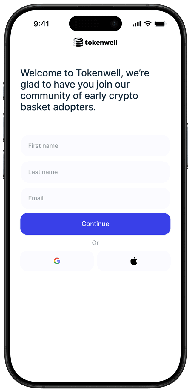Tokenwell App Screenshot
